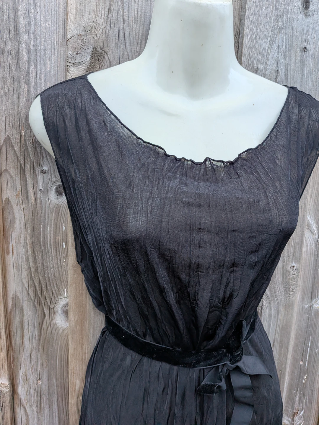 Toni Garrn About You Sheer Black Dress sz MED/LRG - photo 2