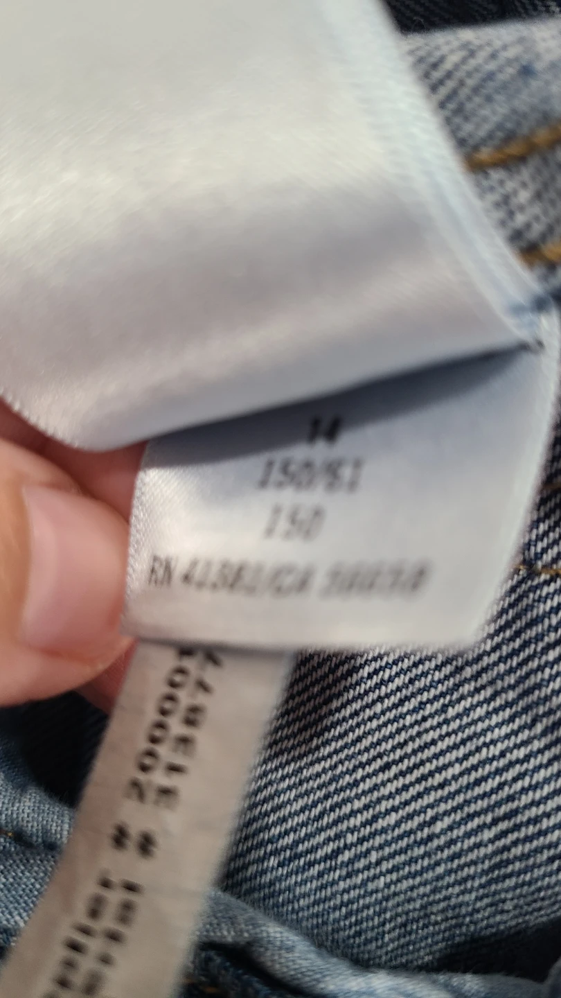 Ralph Lauren Girls Paperbag-Waist Wide-Leg Cropped Jeans Size 14 - photo 4