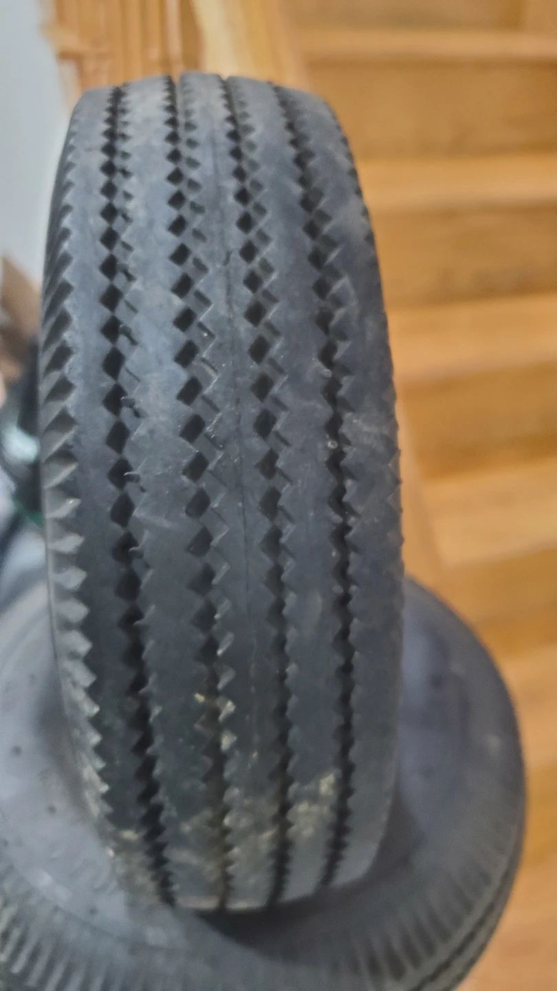 Two 4.10/3.50-4 Utility Tires with Wheels - photo 3