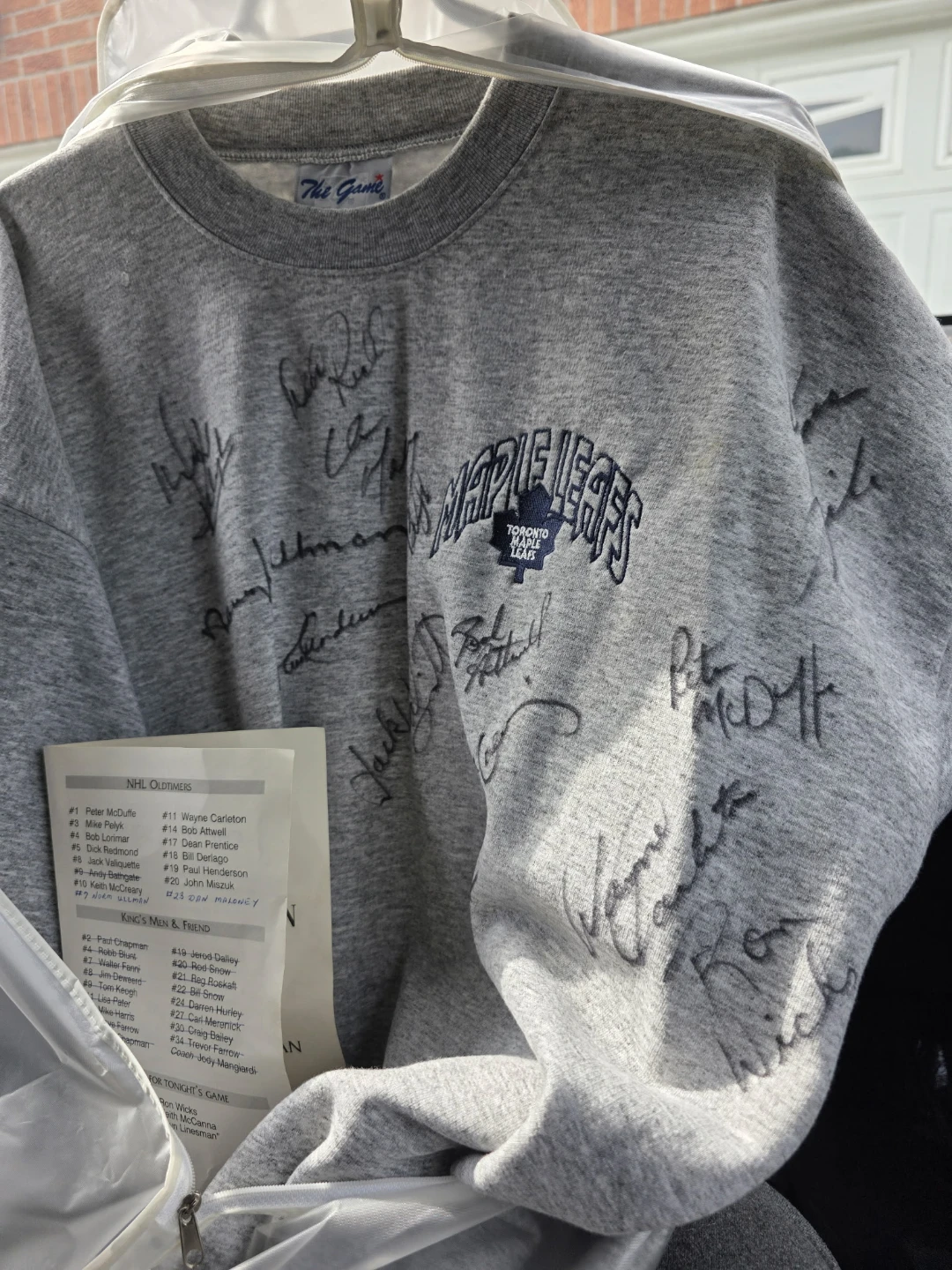 Autographed Toronto Maple Leafs Sweatshirt