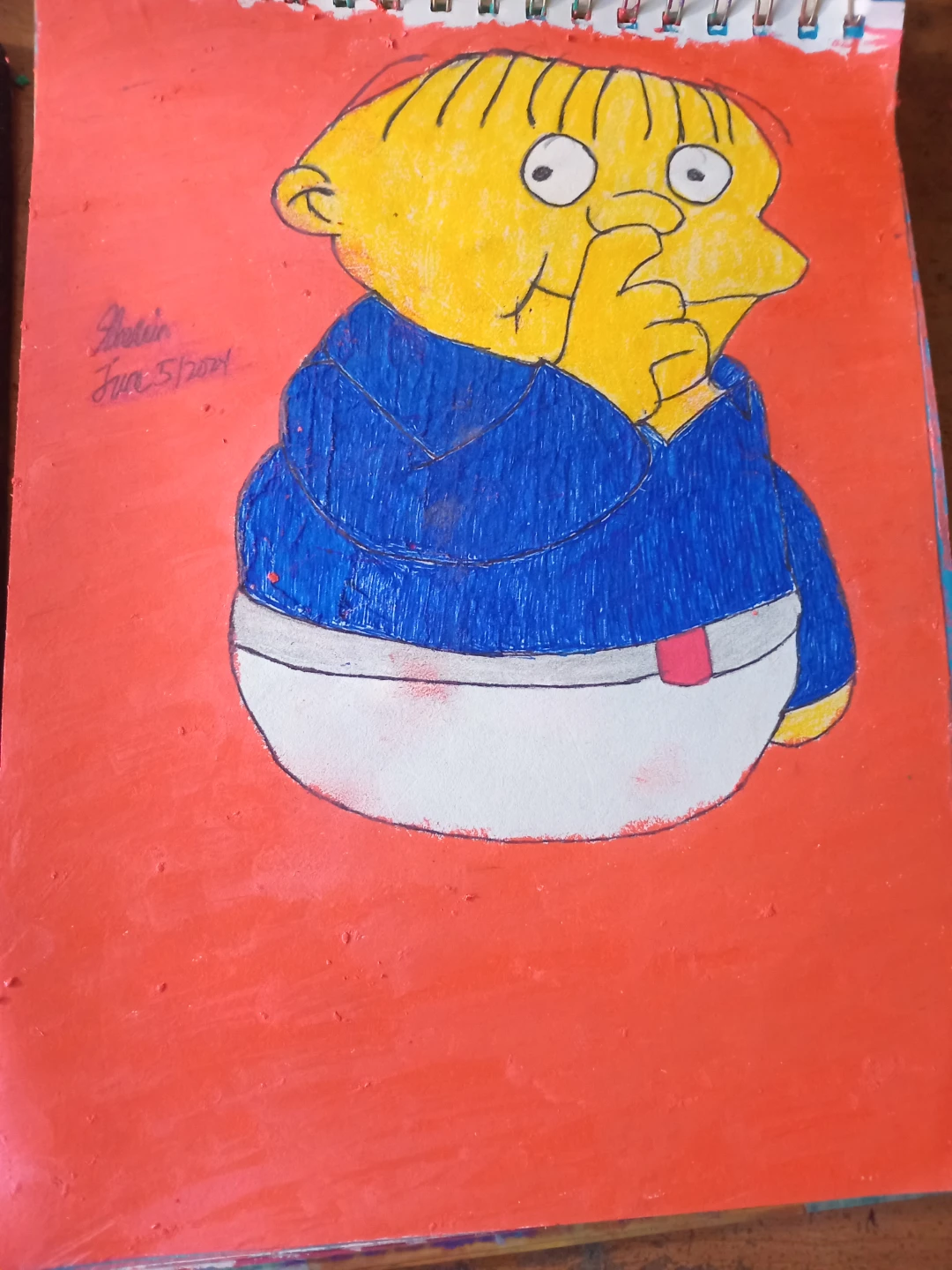 THE SIMPSONS CHARACTER DRAWING BY CARTOONIST - photo 4