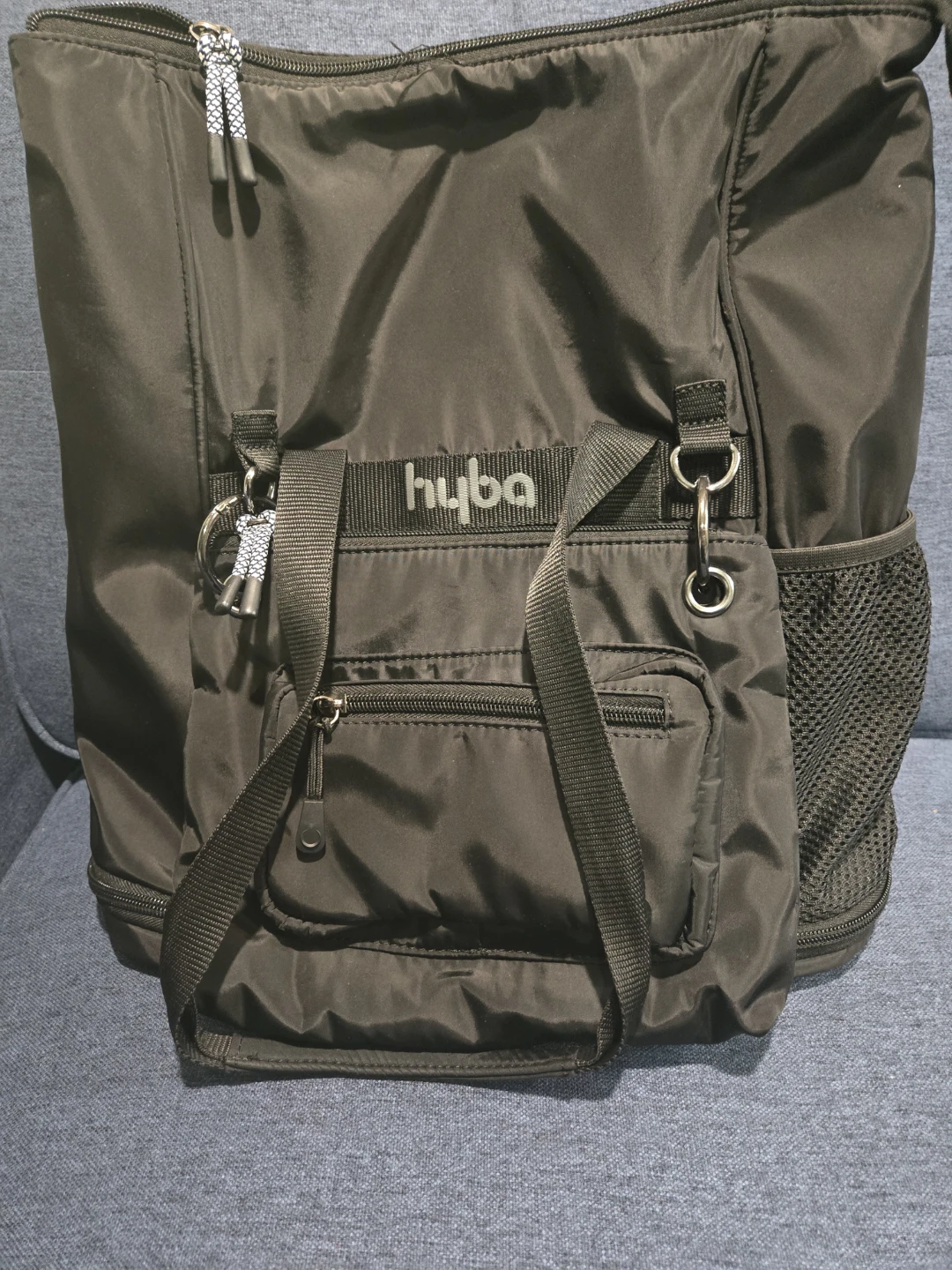 Hyba Black Tote Bag