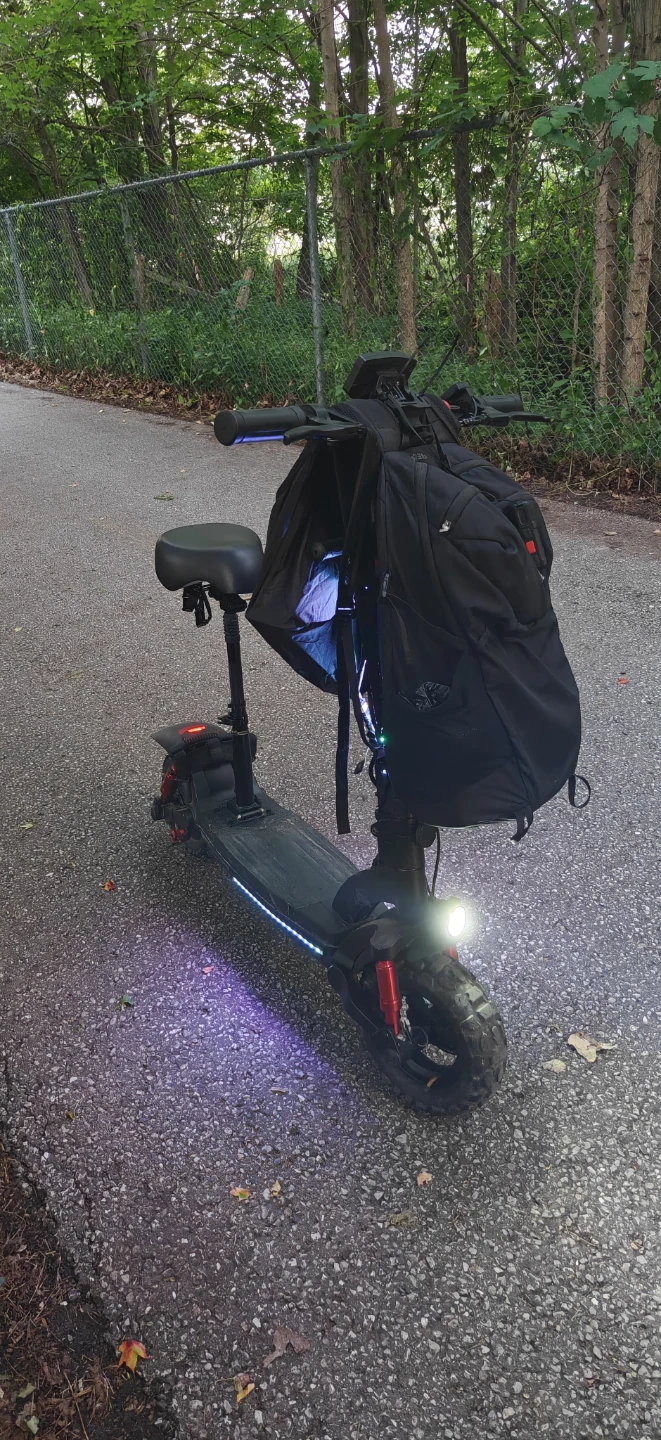 Extensively Modified Unique Electric Scooter 11",1000W,20kg,seat - photo 3