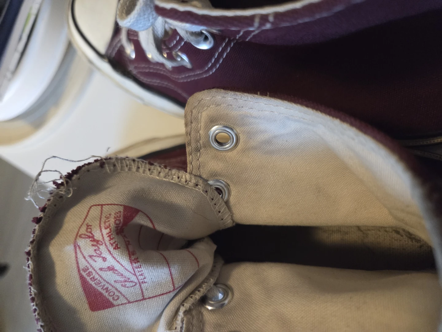 Converse Chuck Taylor High-Top Sneakers Maroon - photo 4