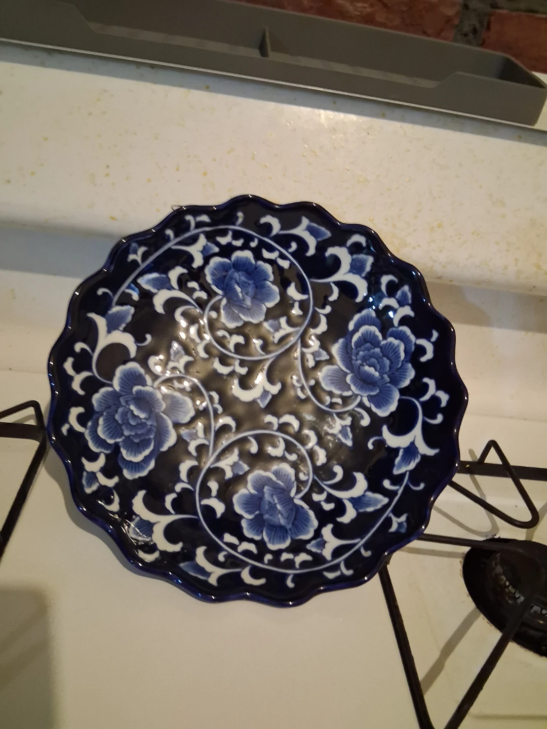 The Bombay Company Blue and White Floral Bowl - photo 4