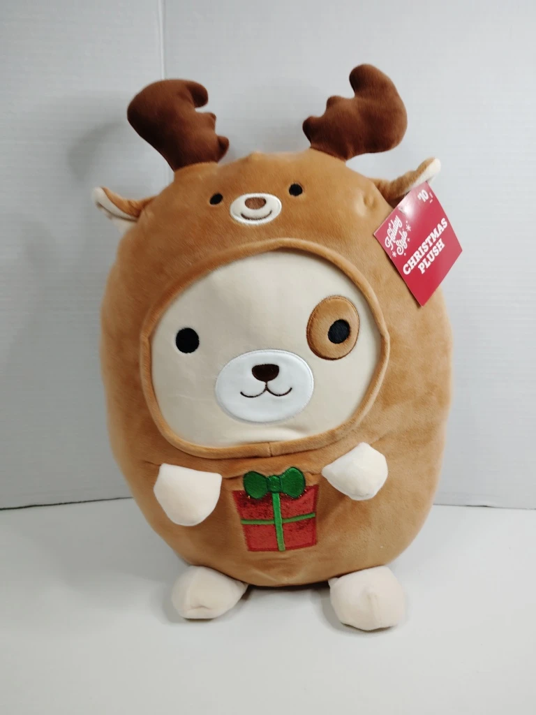 Holiday Style Reindeer Dog Christmas Plush