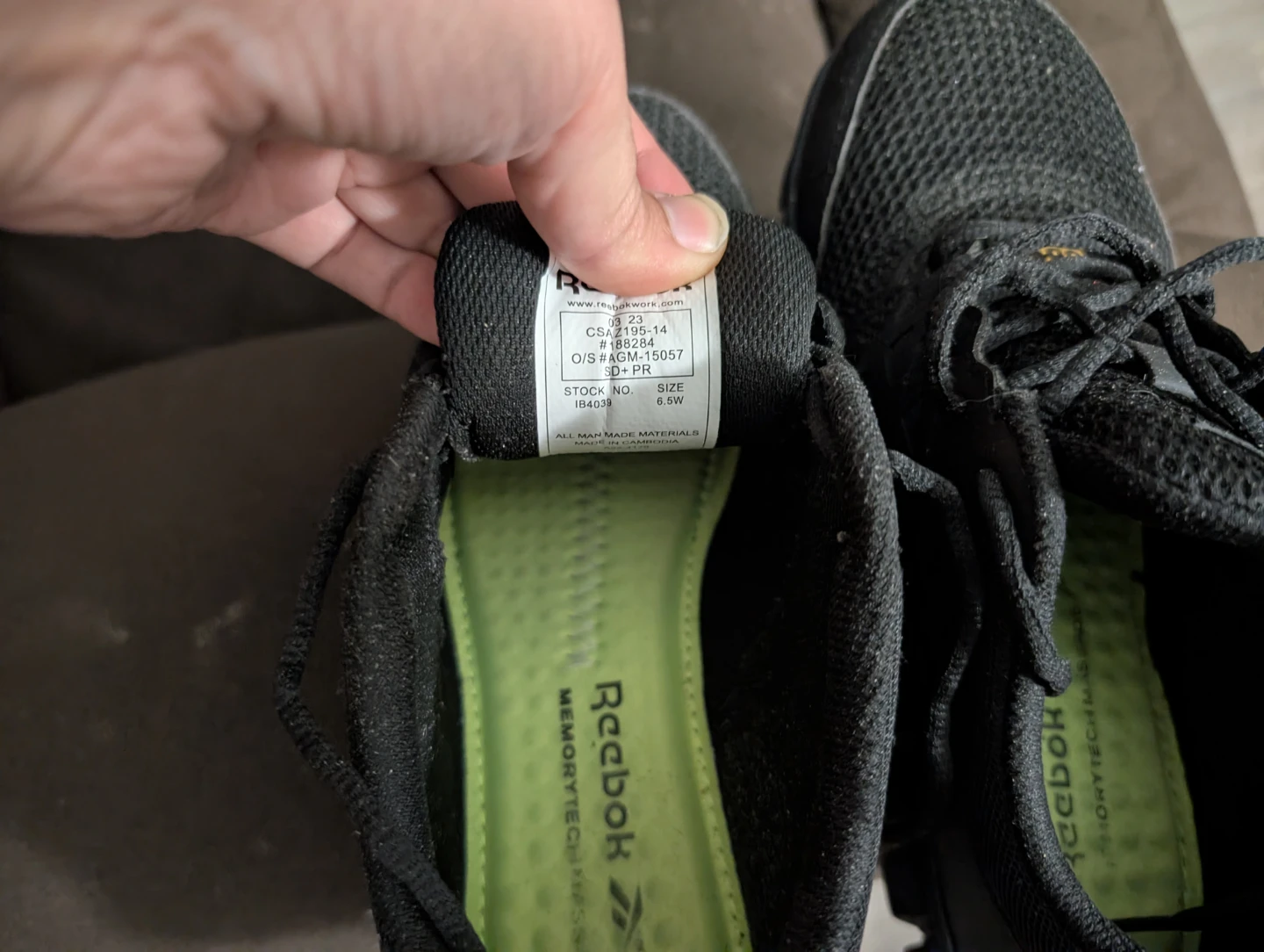 Reebok Work Safety Shoes Black