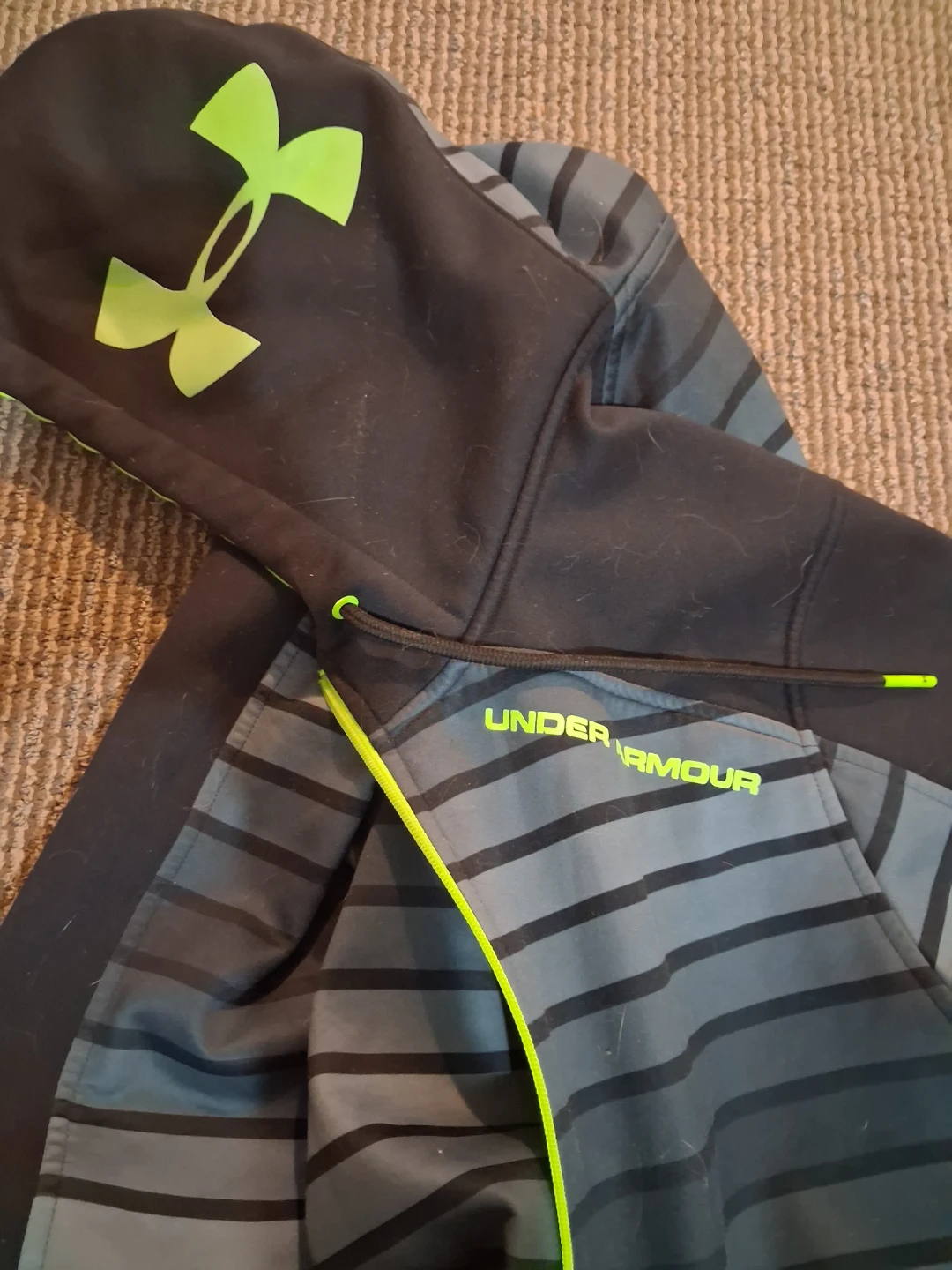 Under Armour hooded zip-up jacket