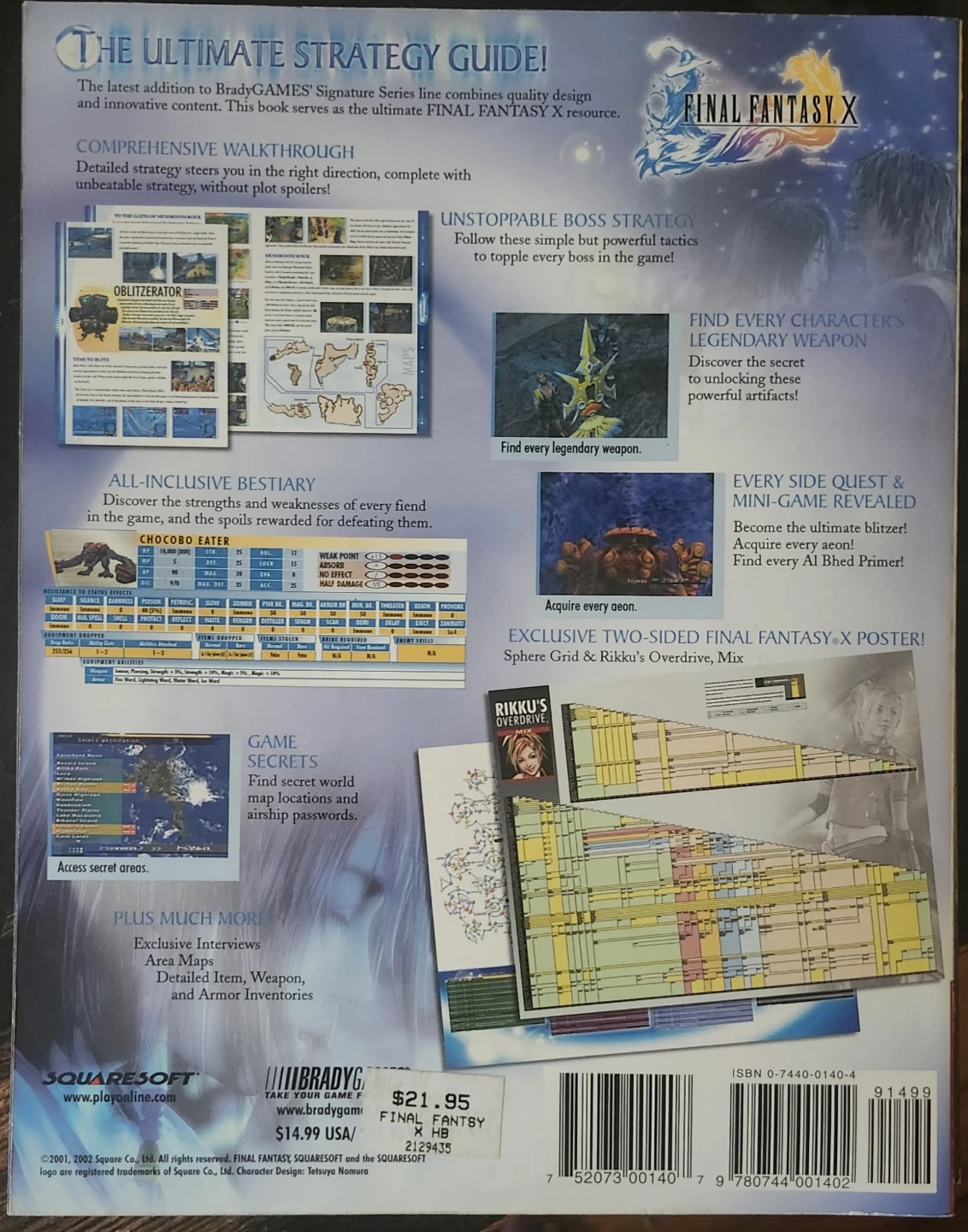 Final Fantasy X BradyGames Signature Series Strategy Guide - photo 2