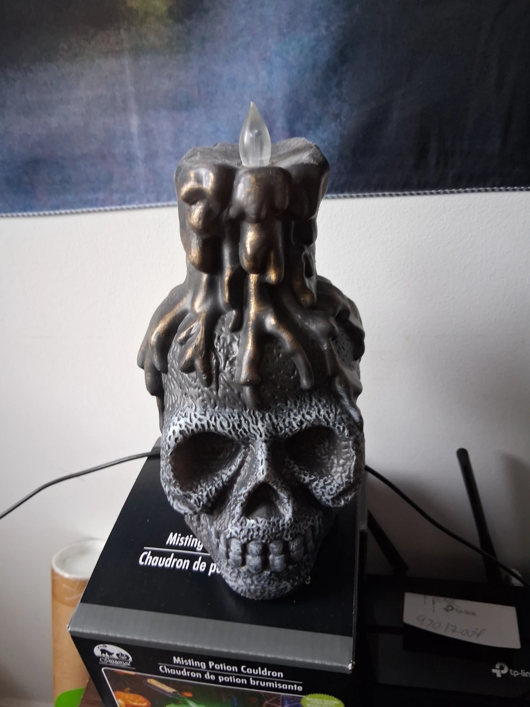Skull Candle Decor