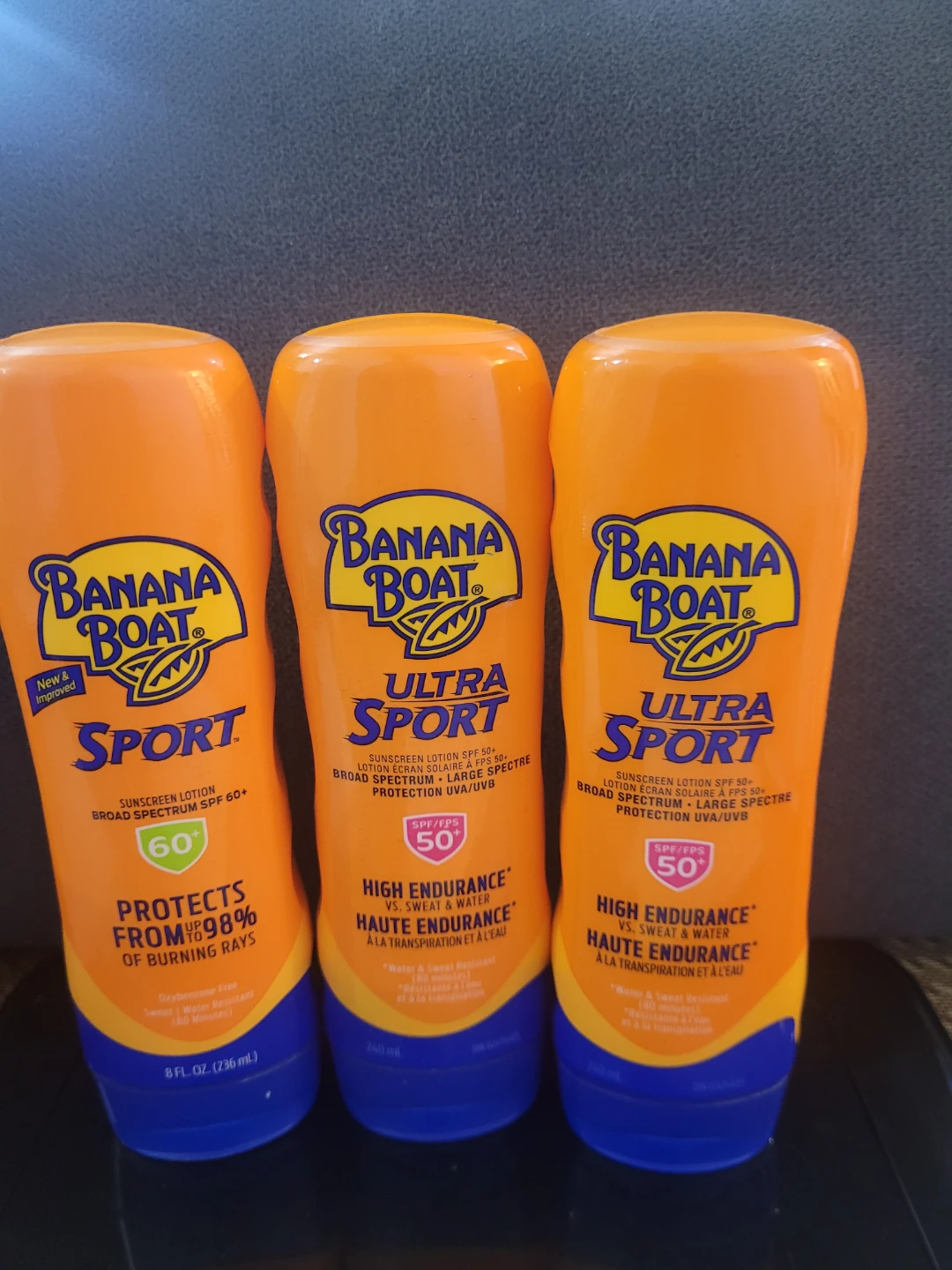 Banana Boat Ultra Sport Sunscreen SPF 50 $8 per bottle