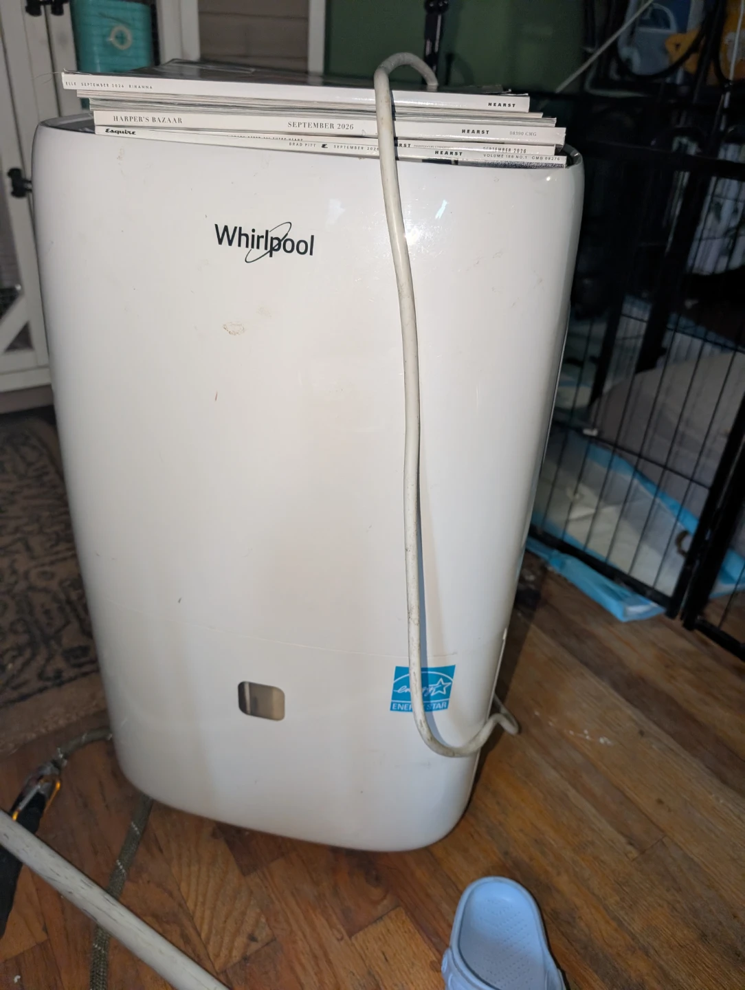 Whirlpool 50-Pint Dehumidifier Model WHAD501CW