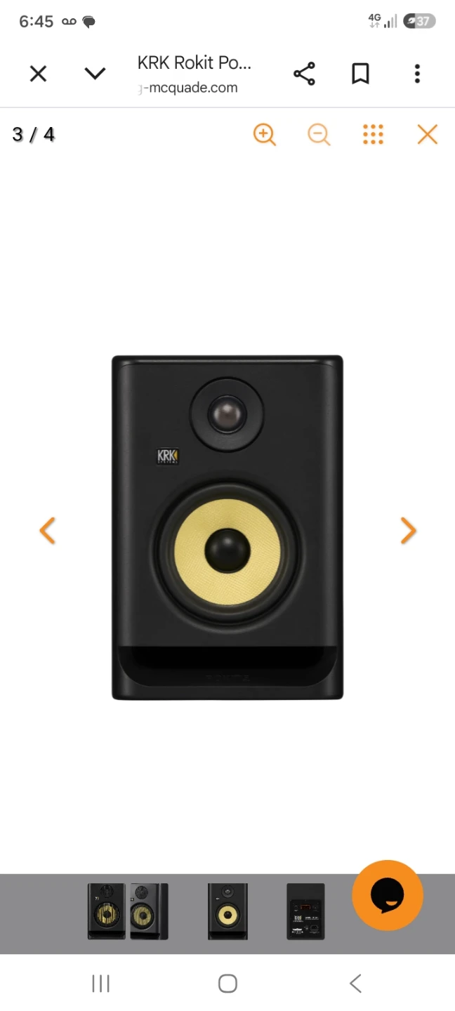 KRK Rokit 5 Generation 5 Studio Monitor