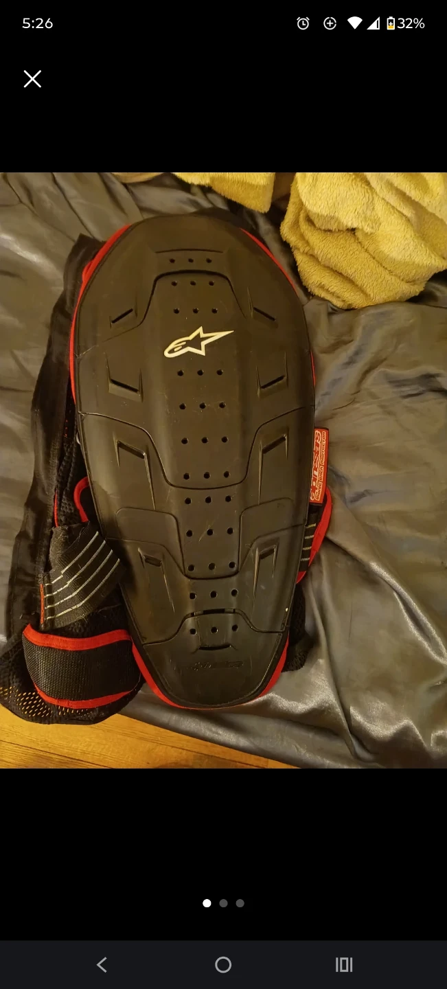 Fuxi Racing suit and Alpinestars back protector - photo 3