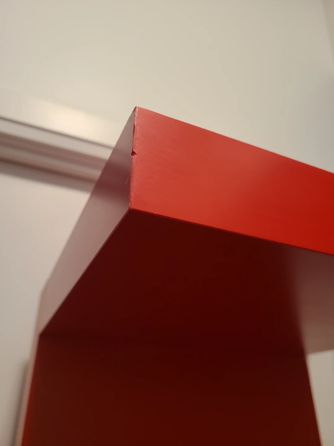 IKEA Red Lack Wall Shelving Unit - photo 4