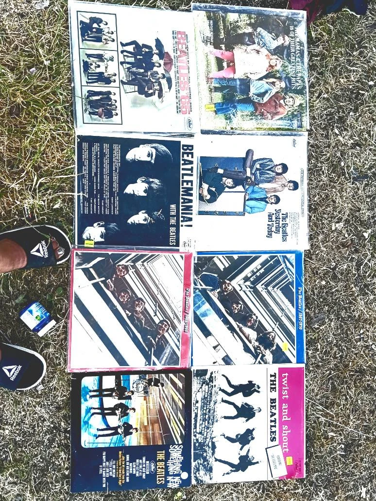 Collection of 8 Vintage The Beatles Vinyl Records - photo 3