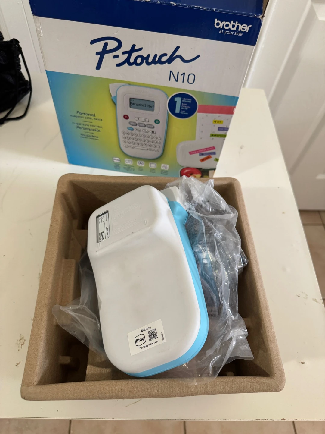 Brother P-Touch N10 Personal Handheld Label Maker - photo 4
