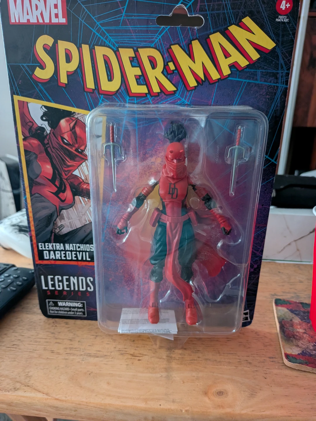 Marvel Legends Elektra Natchios Daredevil Retro Card