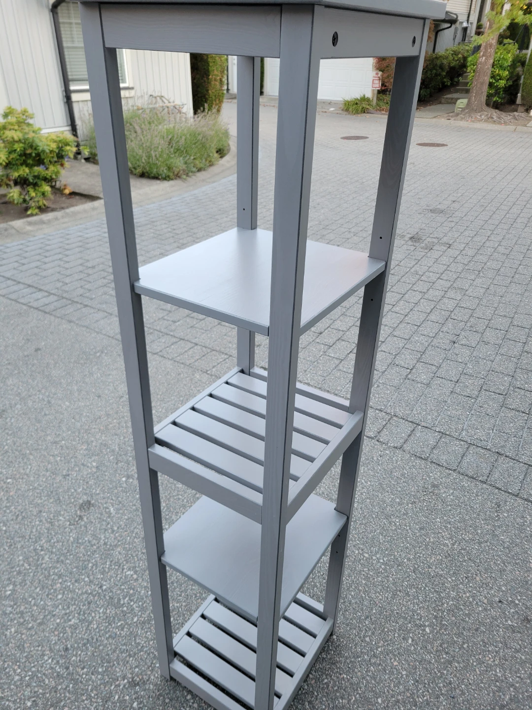 Beautiful Grey Storage Tower / Shelving Unit / Shelf. - photo 5
