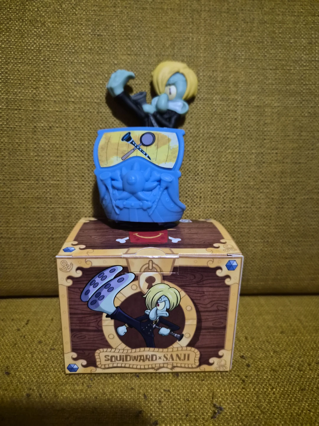 McDonalds One Piece x SpongeBob Squidward Sanji Figure🏈