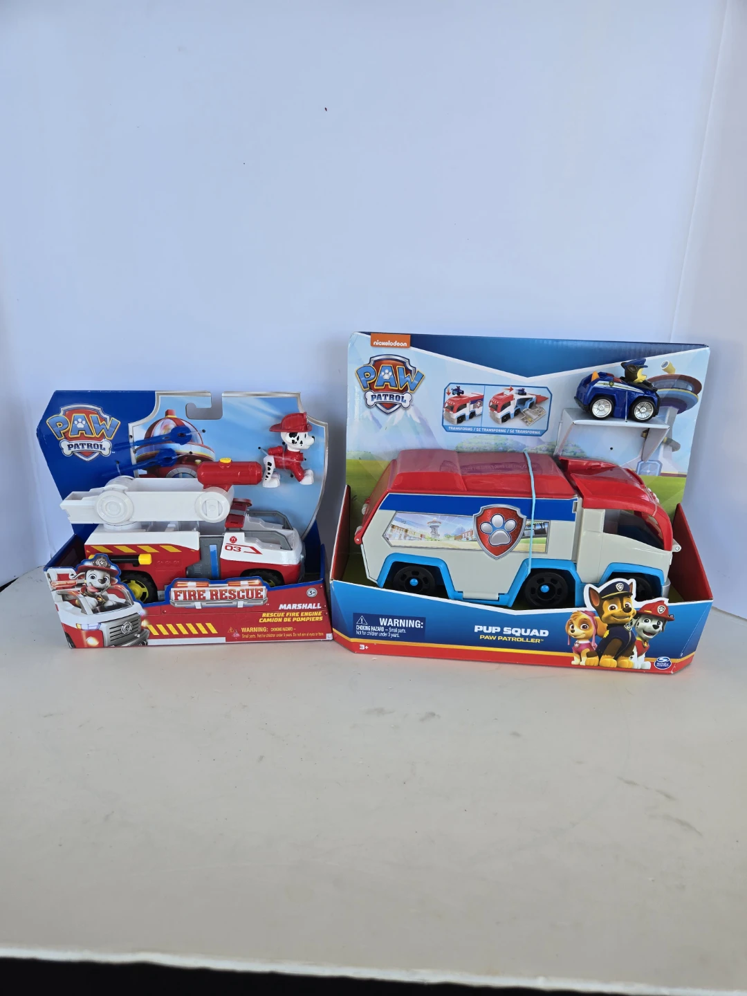 2 brand new paw patrol toys