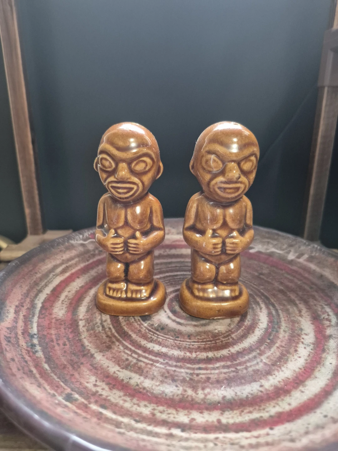 Vintage Tiki Salt and Pepper Shakers - photo 3