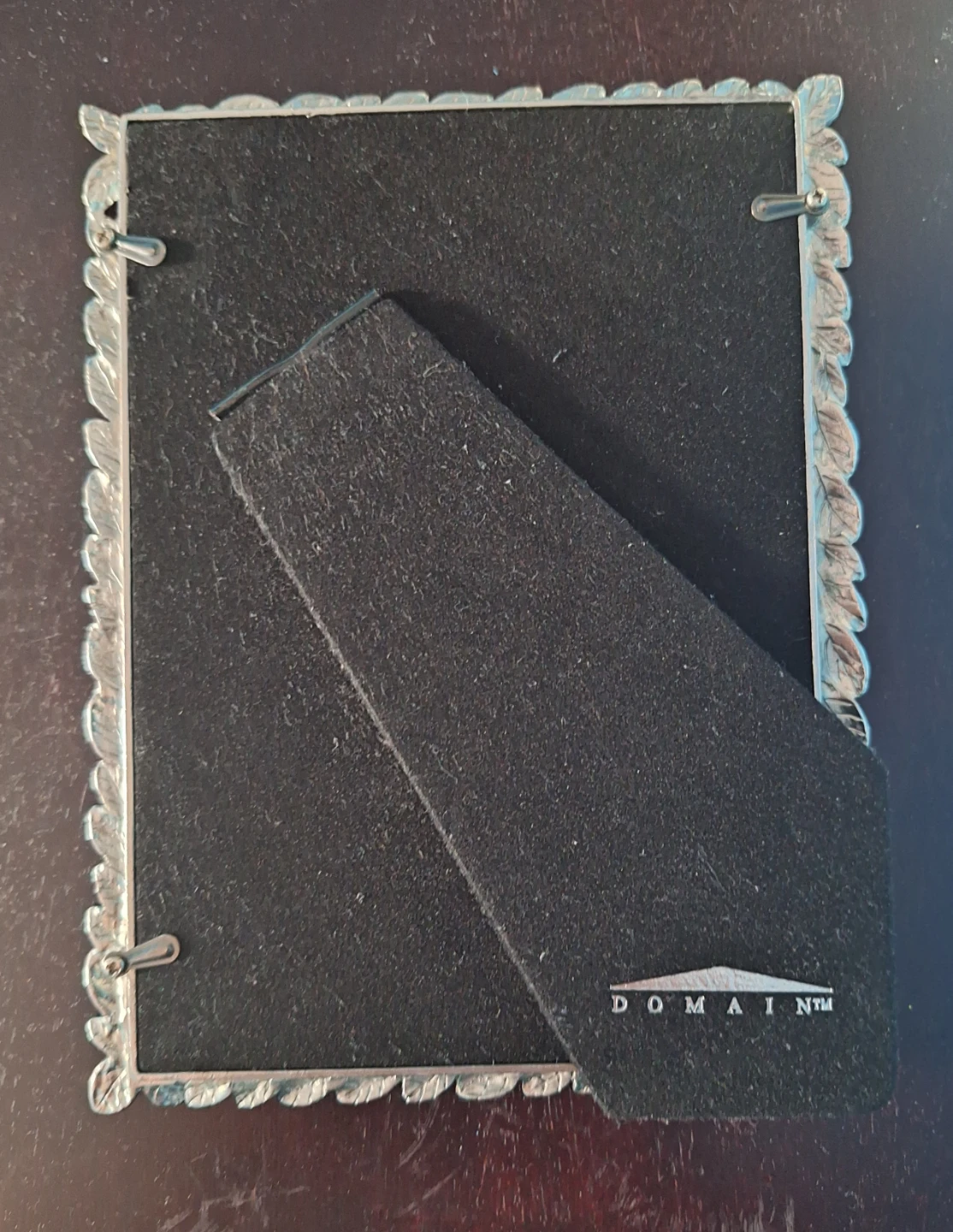 Domain pewter floral picture frame 5x7 - photo 3