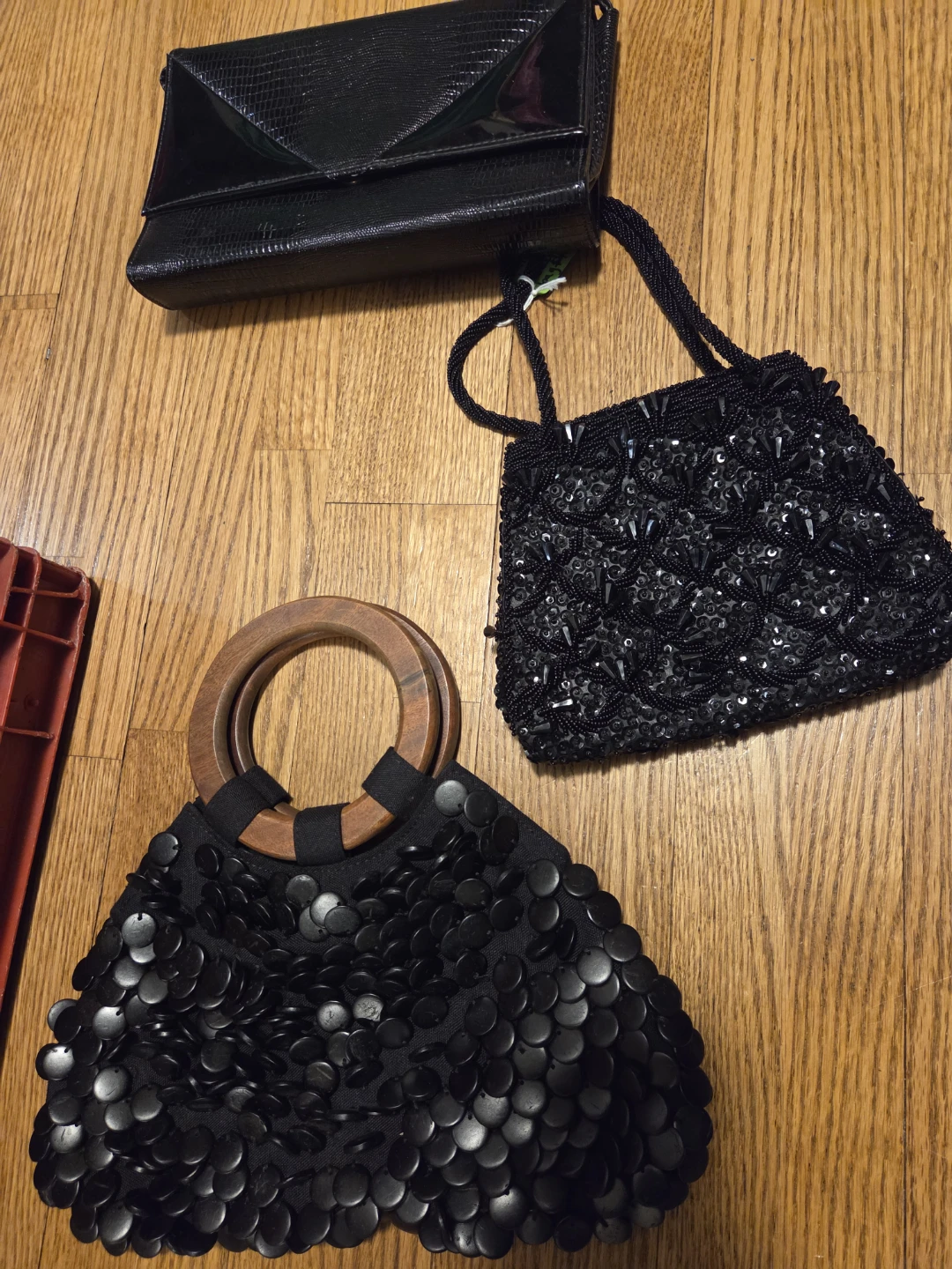 Black vintage purses price for all