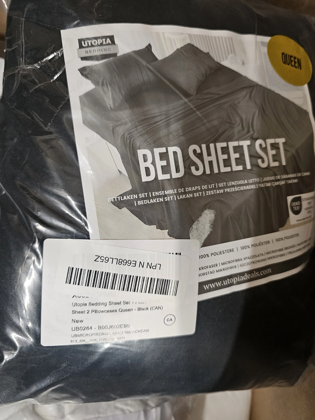 3pcs Soft Grey Bed Sheet Set - photo 5