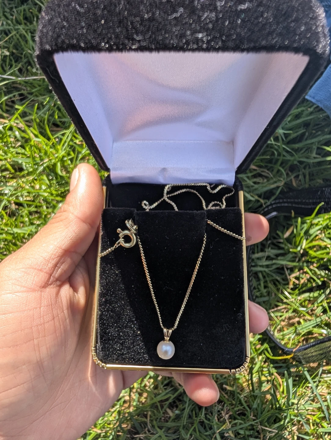 14K Gold Pearl Necklace