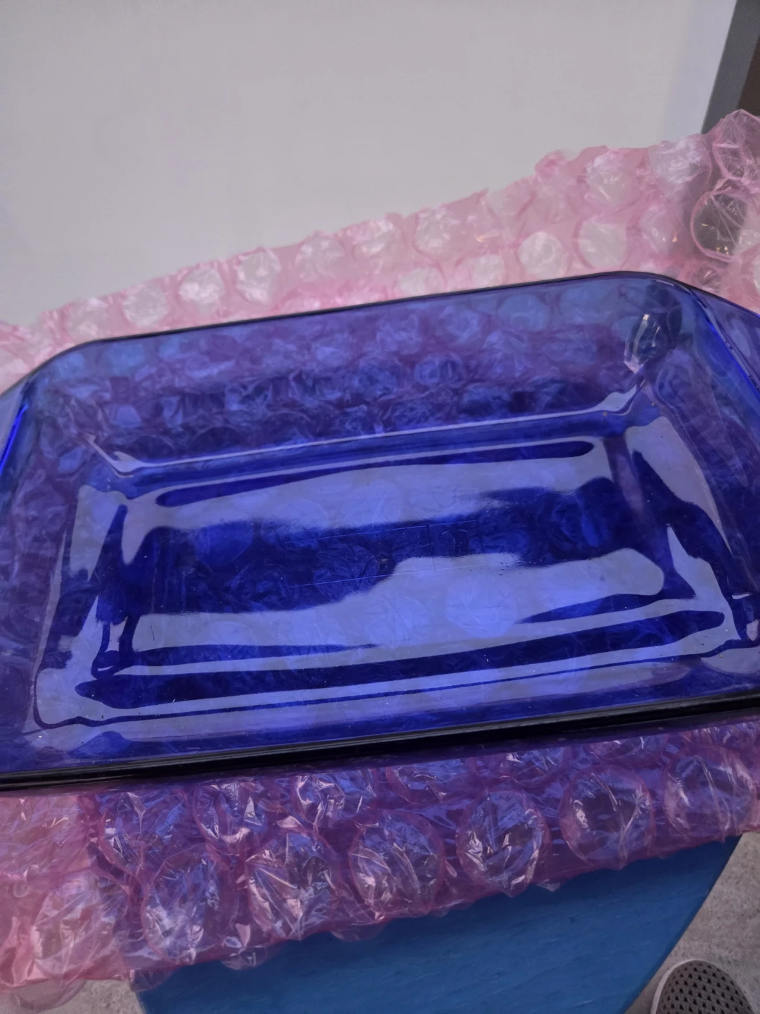 Cobalt Blue Glass Baking Dish - photo 3