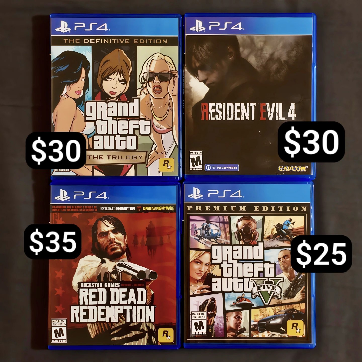 PS4 games