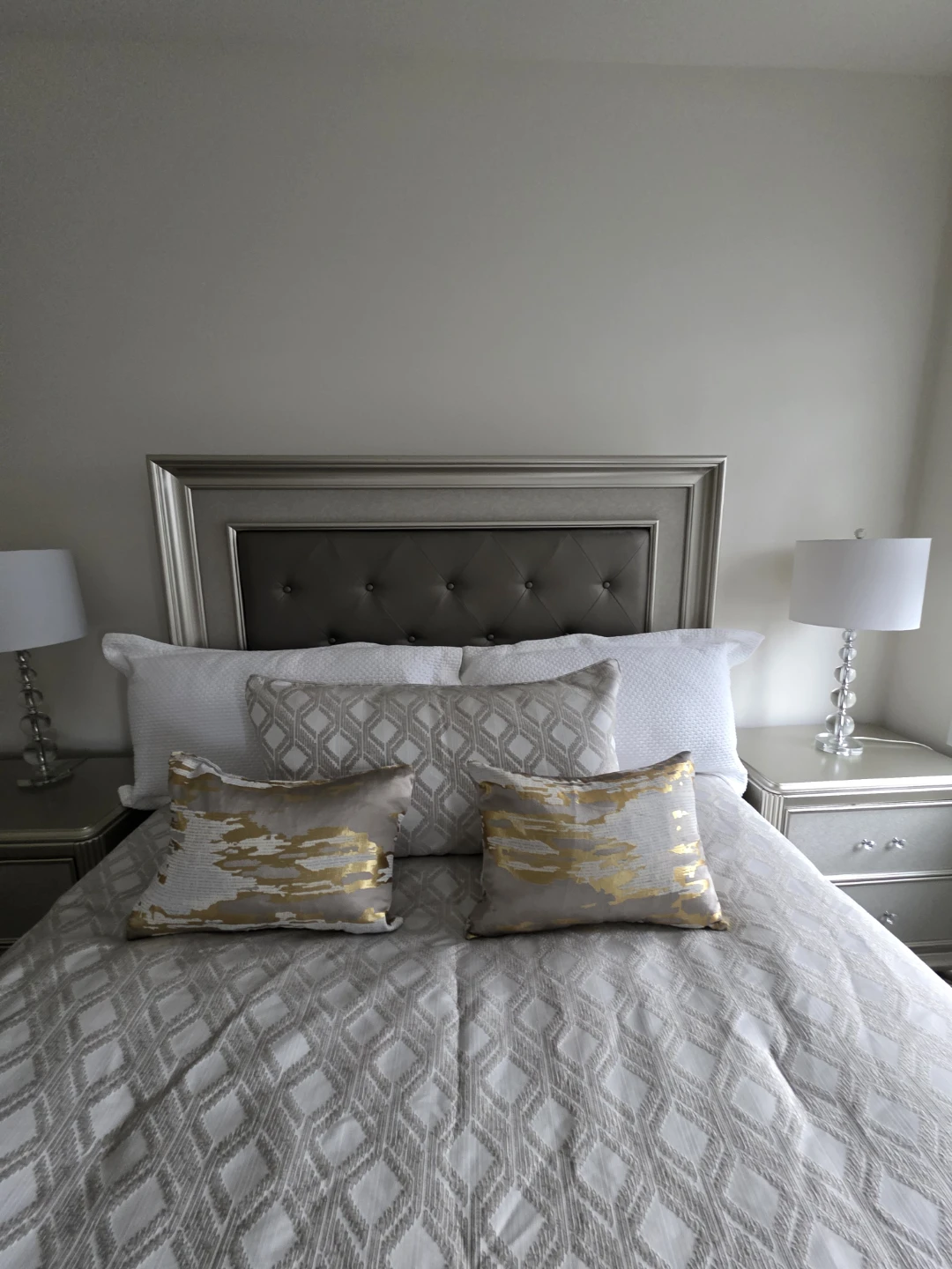 Metallic Bedroom Furniture Set