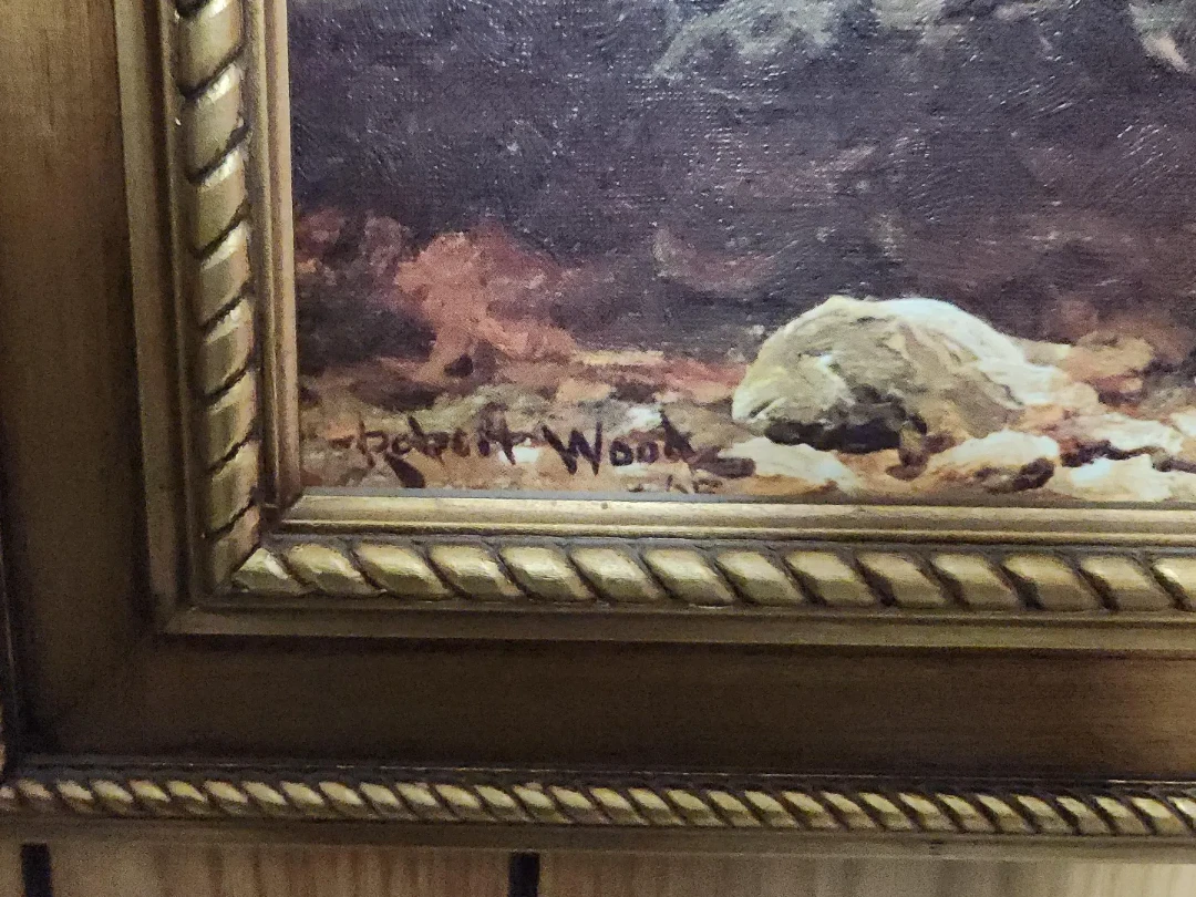 Robert Wood Signed Framed Print