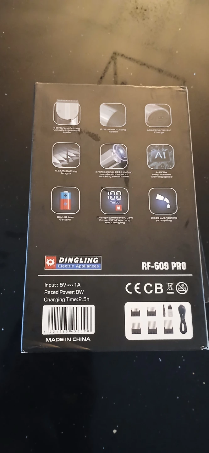 Shaving machine Dingling RF-609 Pro Professional Hair Clipper - photo 2
