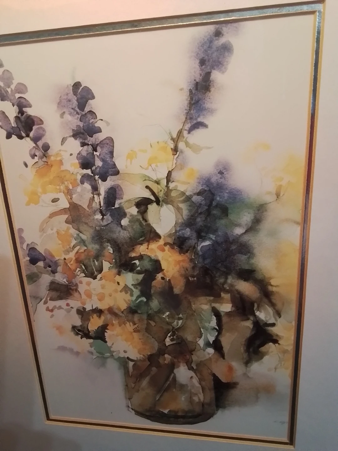 Carolyn Blish Hand-Signed Floral Lithograph - photo 2