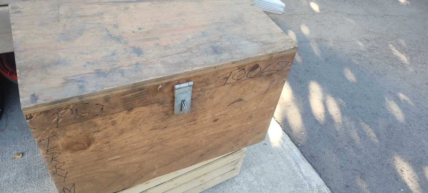 Handmade Wooden Tool Chest