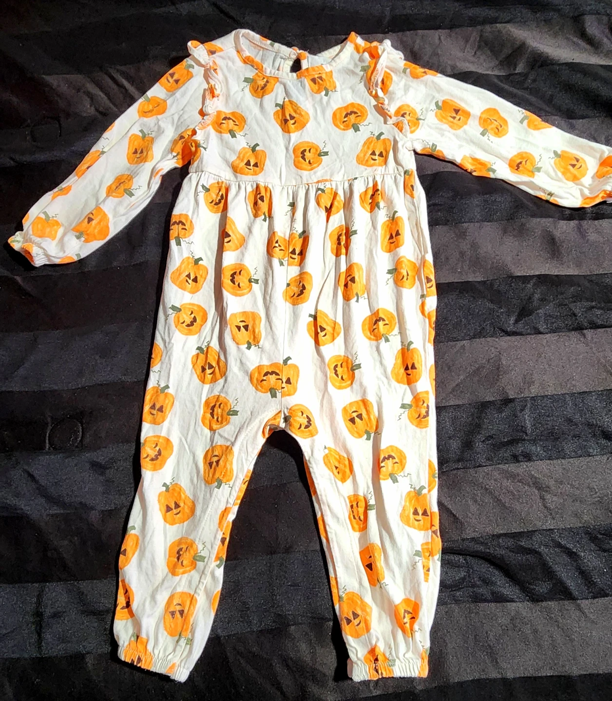 Old Navy Halloween Pumpkin Romper 18-24M