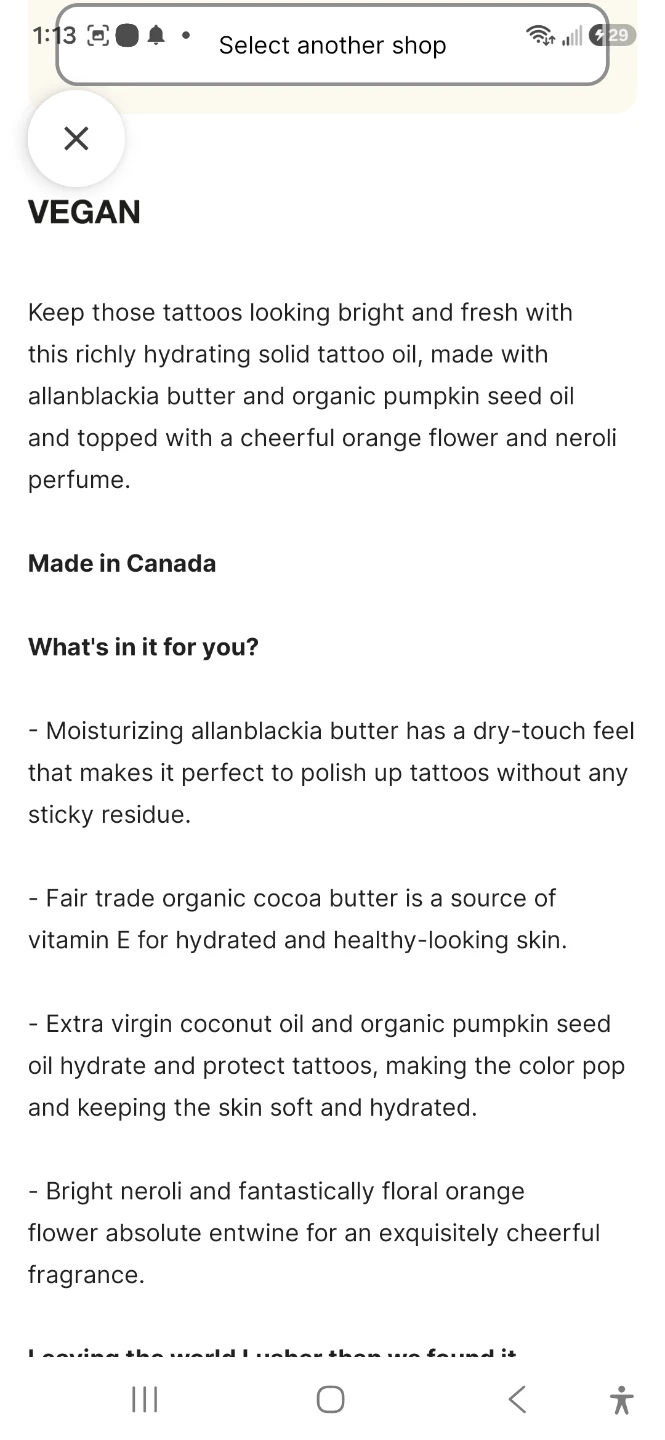 Lush Symbol of Love Tattoo Brightening Balm - photo 2