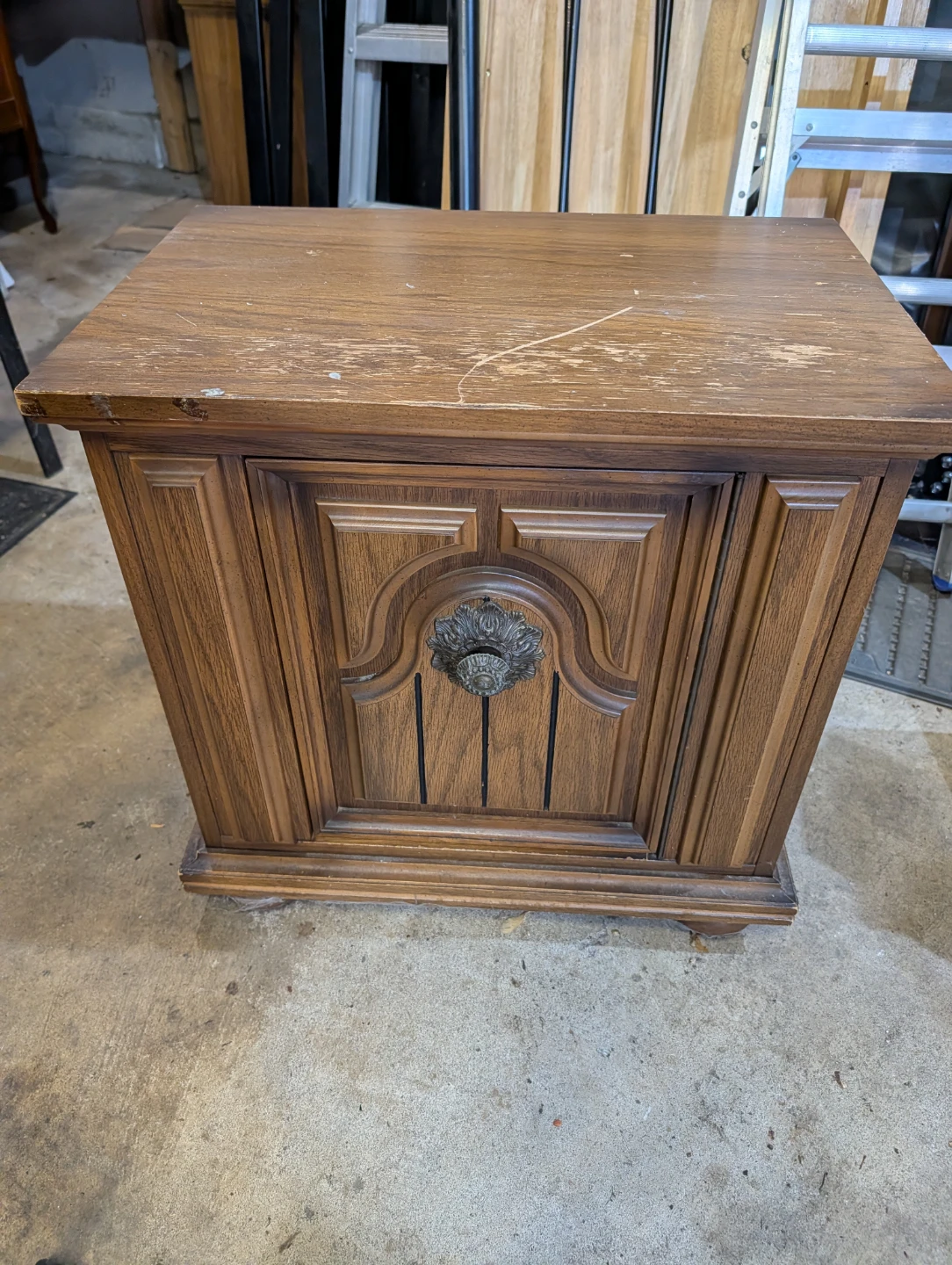 Vintage Wooden End Table