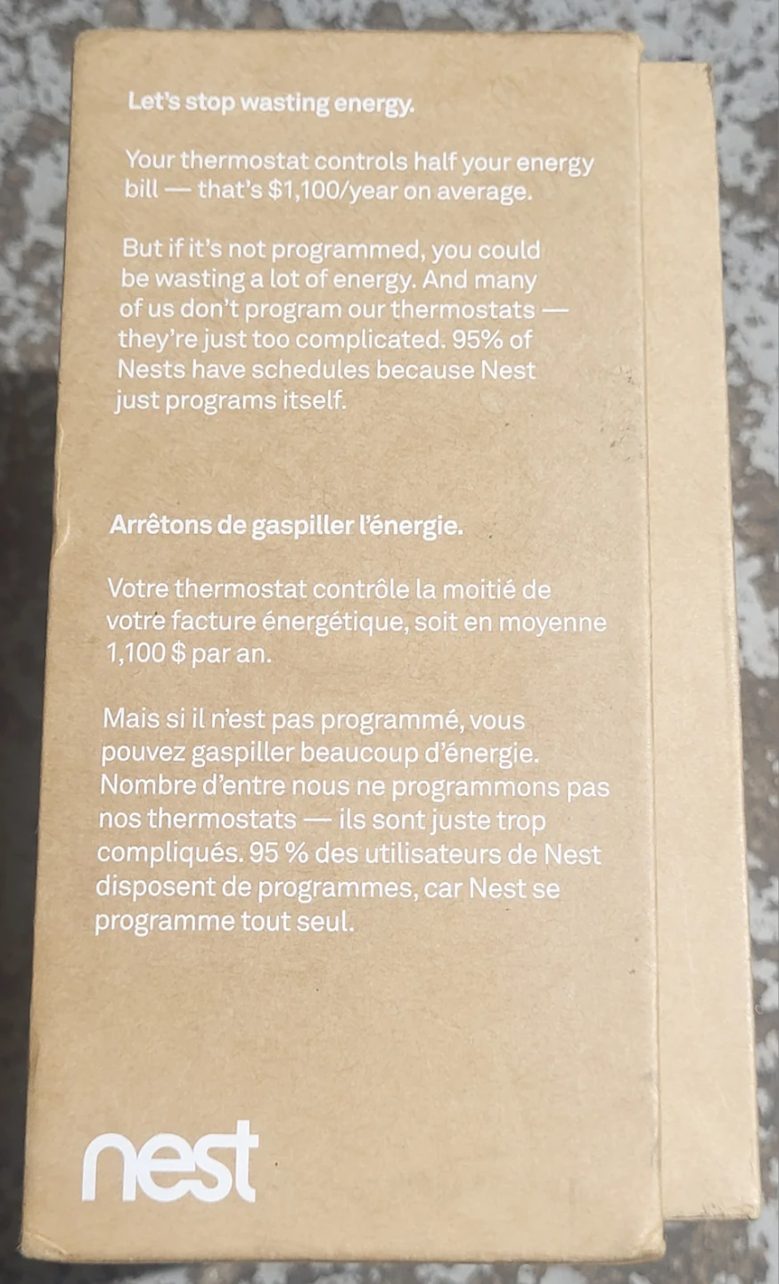 Nest Learning Thermostat - photo 2