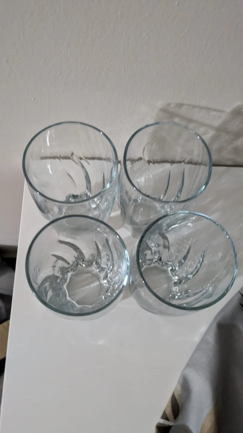 Set of 4 Glass Tumblers