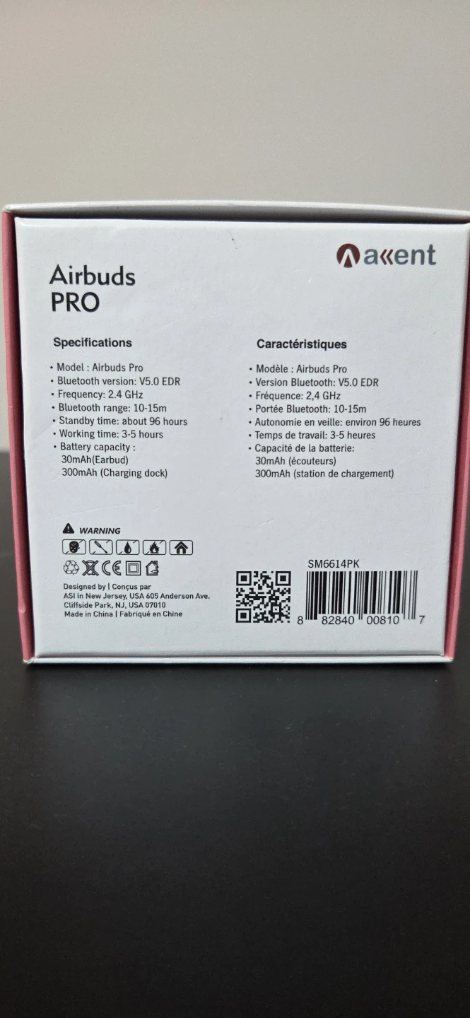 Axent Airbuds Pro Pink Wireless Earbuds - photo 2