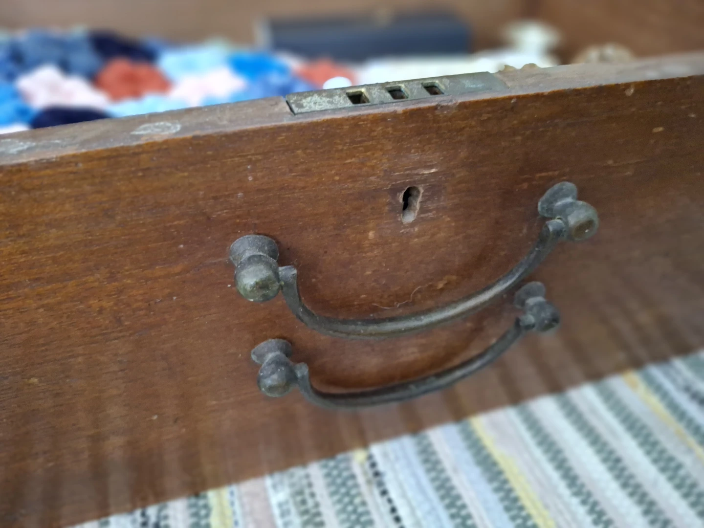 Vintage Wooden Storage Box - photo 2