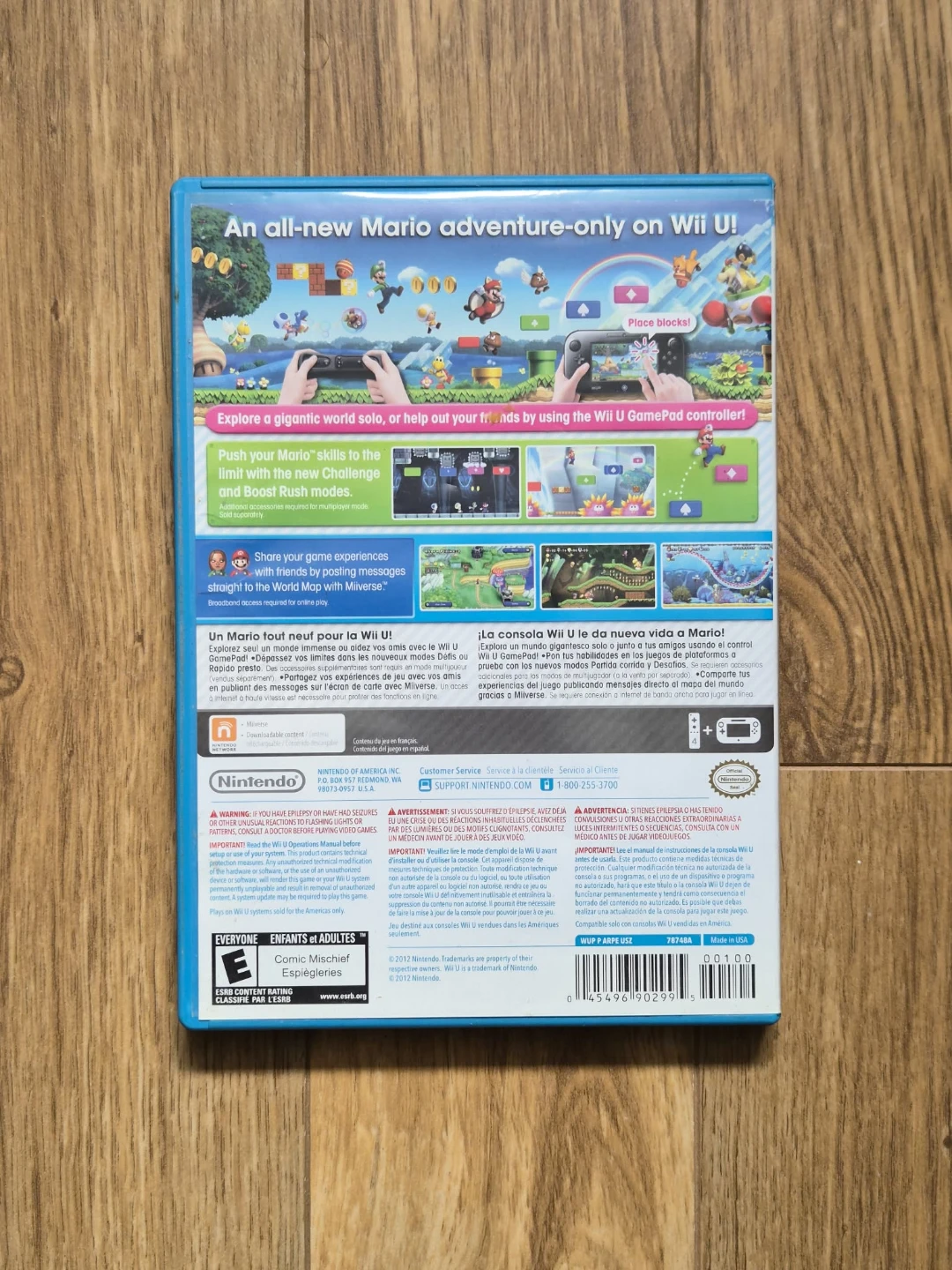 Read Bio | (CASE ONLY) Super Mario Bros. U (Wii U) - photo 2