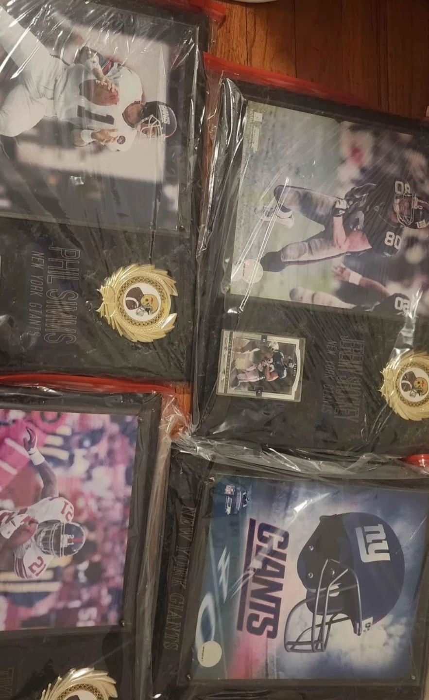 New York Giants Player Plaques Set - photo 3