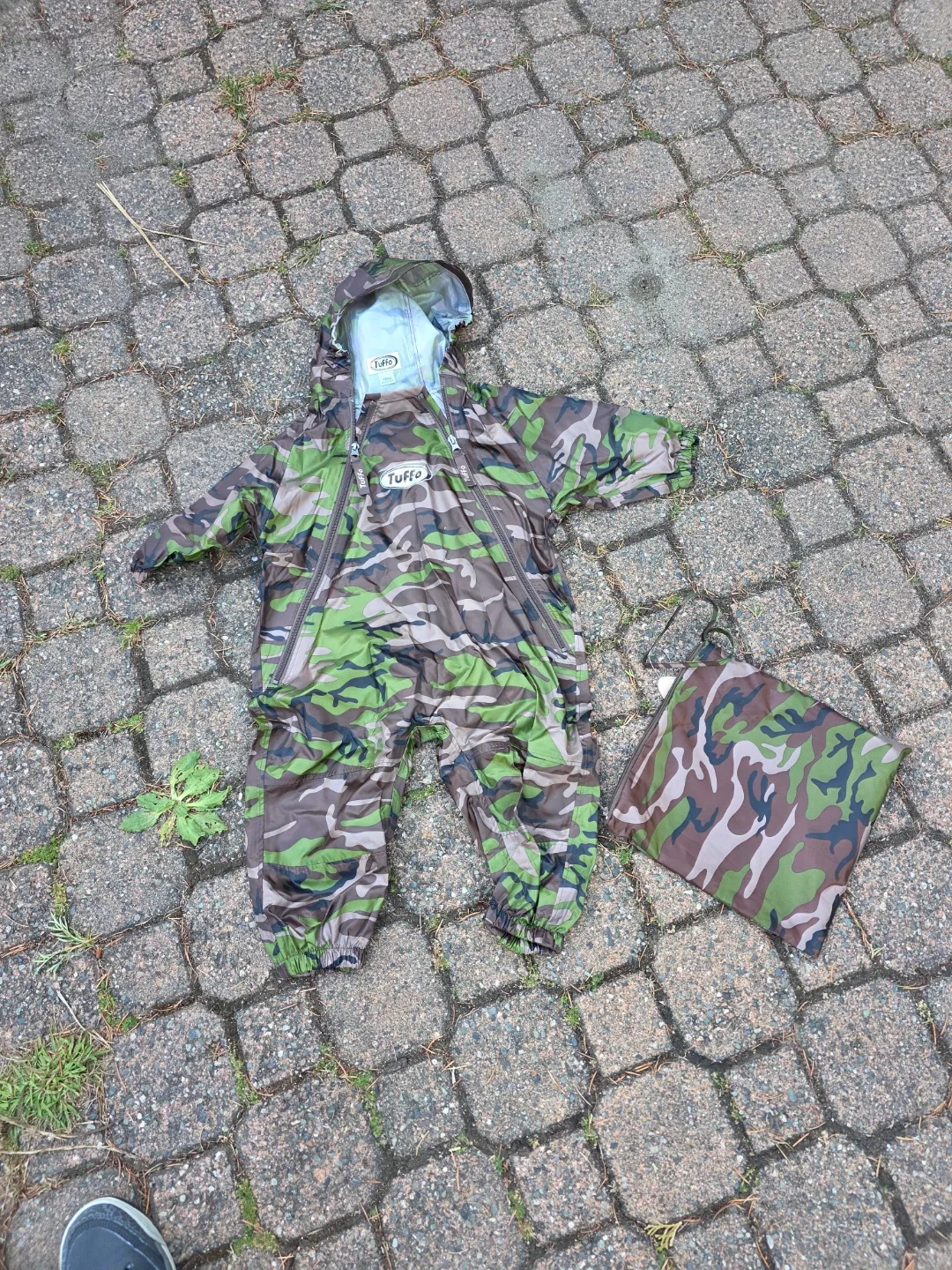 Tuffo Camo Rain Suit & Bag