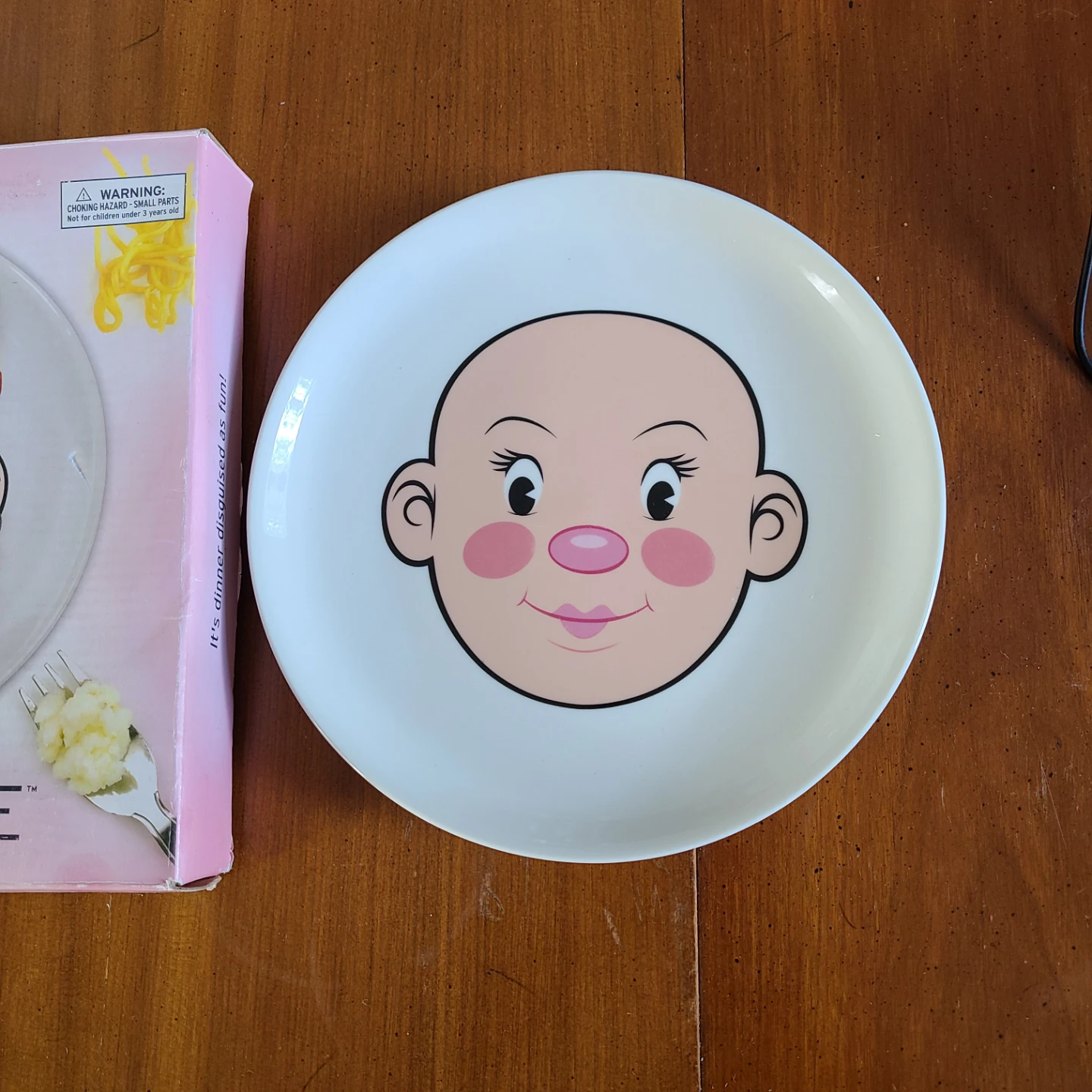 Fred Ms Food Face Dinner Plate - photo 2