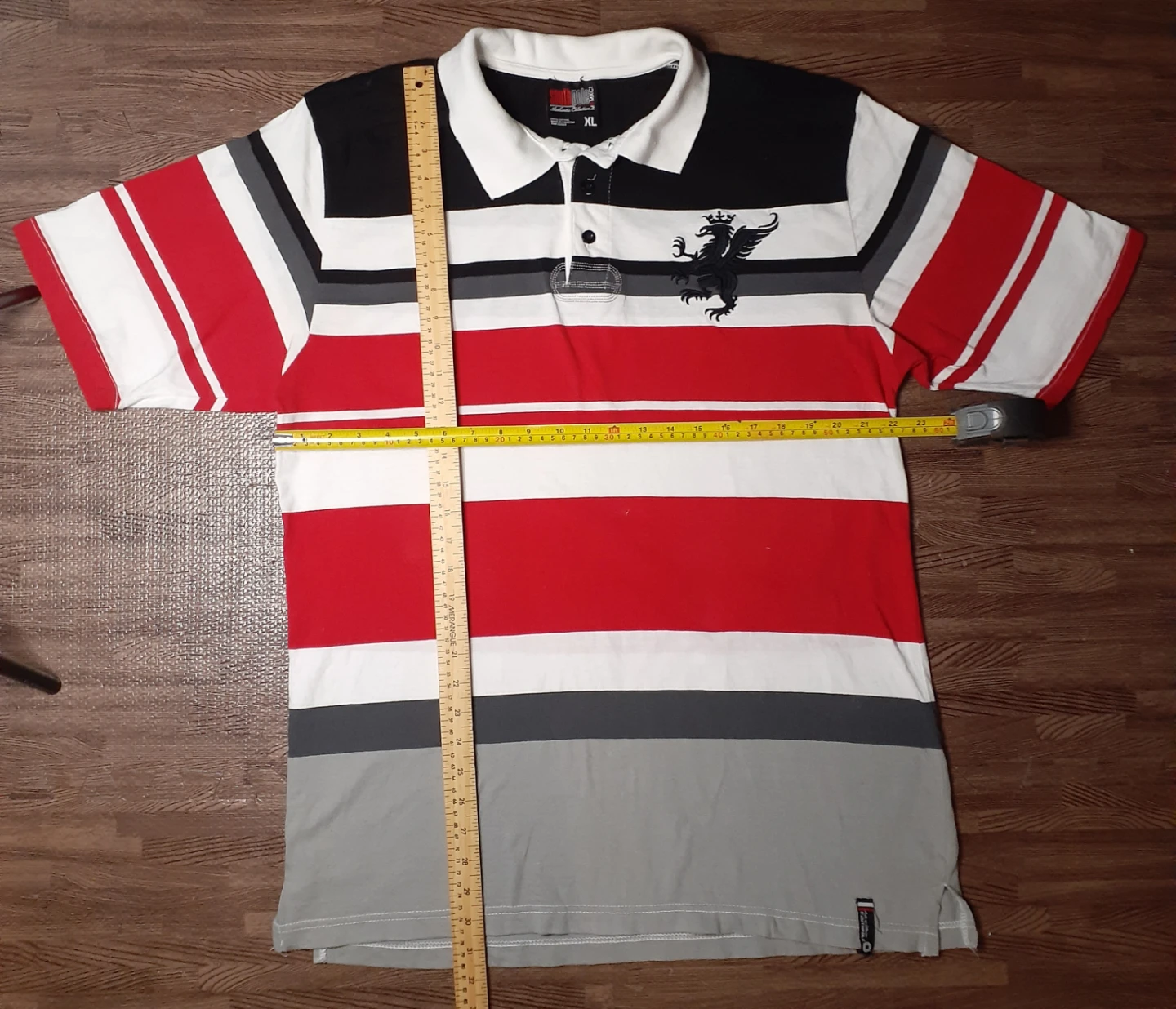 Authenric Southpole Multi-Colour Striped Polo Shirt XL