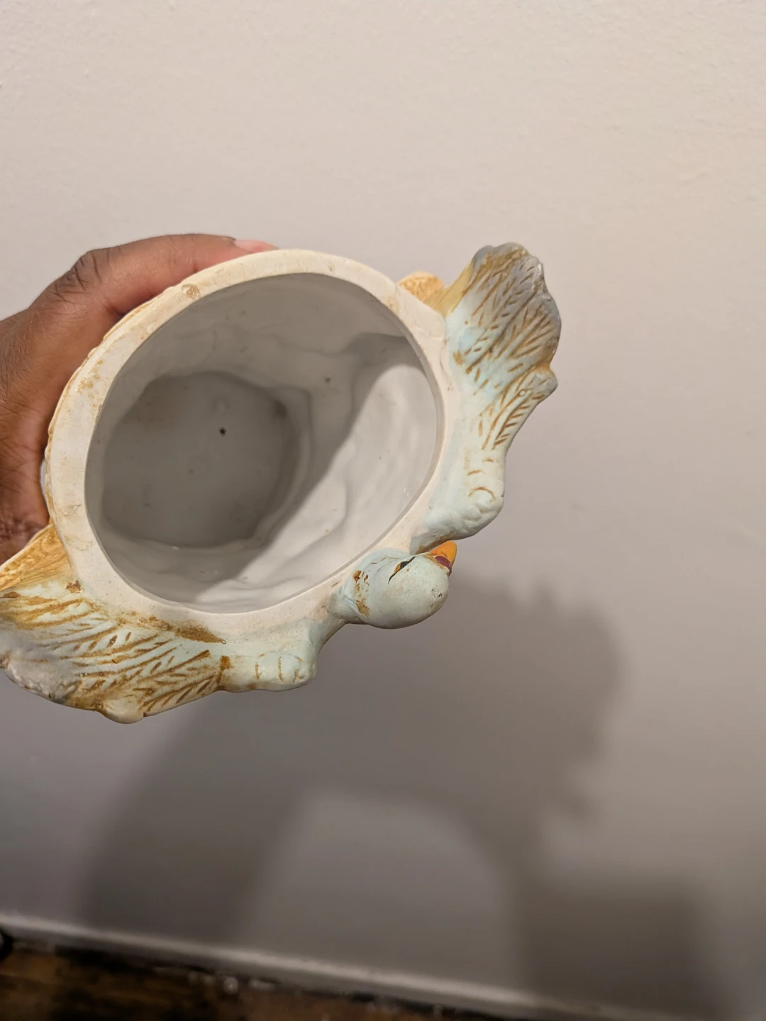 Vintage Ceramic Dove Planter - photo 5